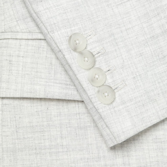 REBECCA TAYLOR Tailored Linen-Blend Suiting Jacket - Picture 6 of 8